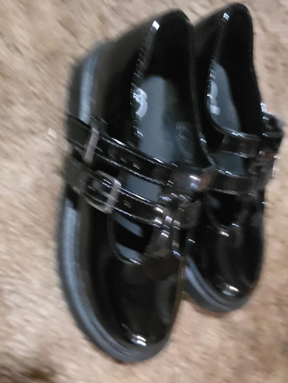 art class Black Patent Mary Jane School Shoes